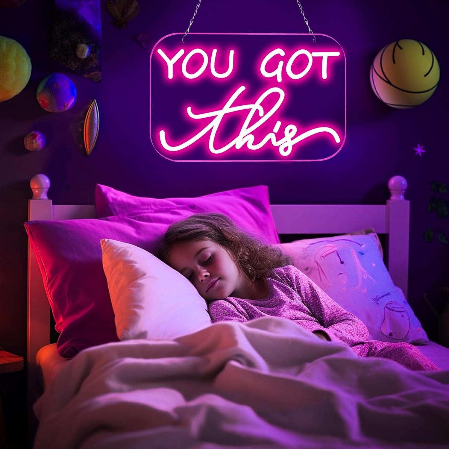 You Got This Neon Sign USB Dim - đánh giá và giá Home Gym Neon Sign