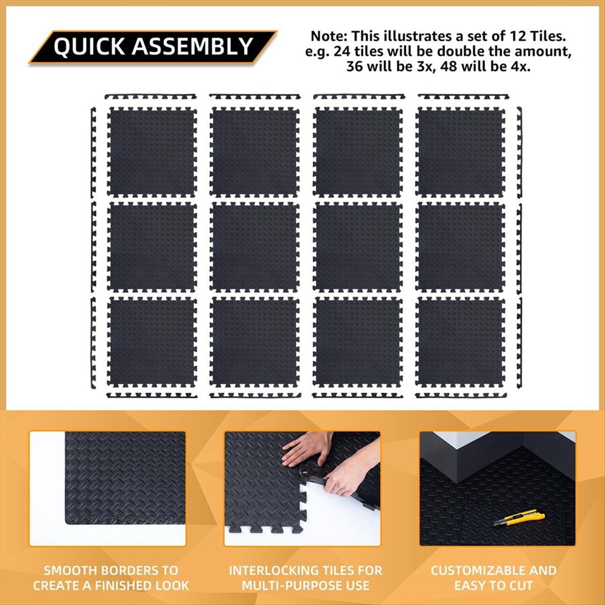 New arrival  12 Pack Floor Exe - đánh giá và giá Home Gym Yoga