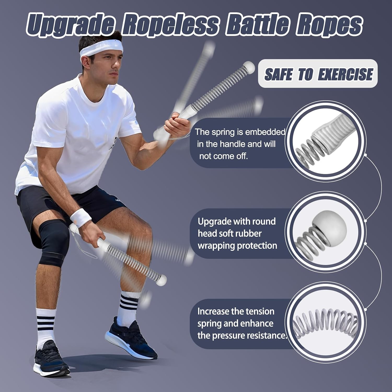 2nd Gen Ropeless Battle Ropes  - đánh giá và giá Home Gym Portable