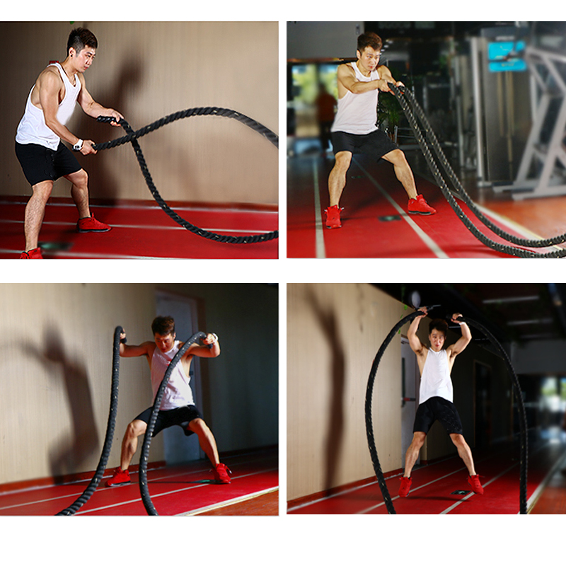 9M/12M/15M Fitness Battle Rope - đánh giá và giá Battle Rope Heavy