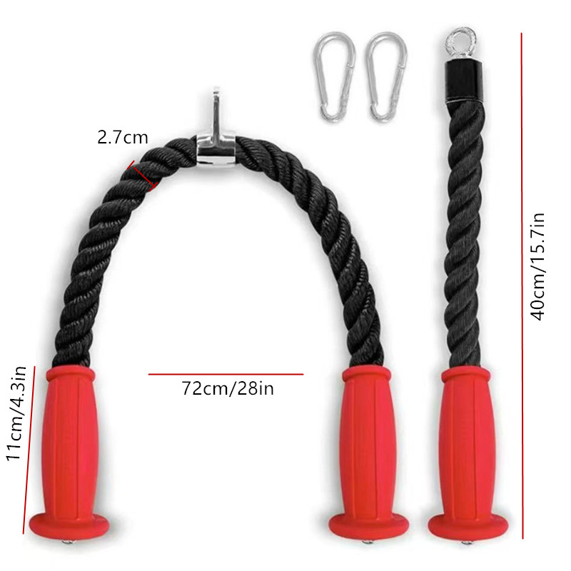 Ergonomic Tricep Ropes Non-Sli - đánh giá và giá Home Gym Routine