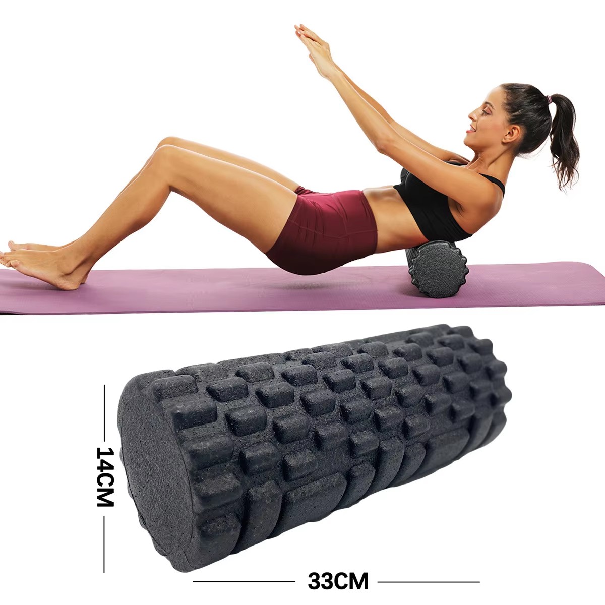 30/33cm Fitness Foam Roller Yo - đánh giá và giá Home Gym Routine
