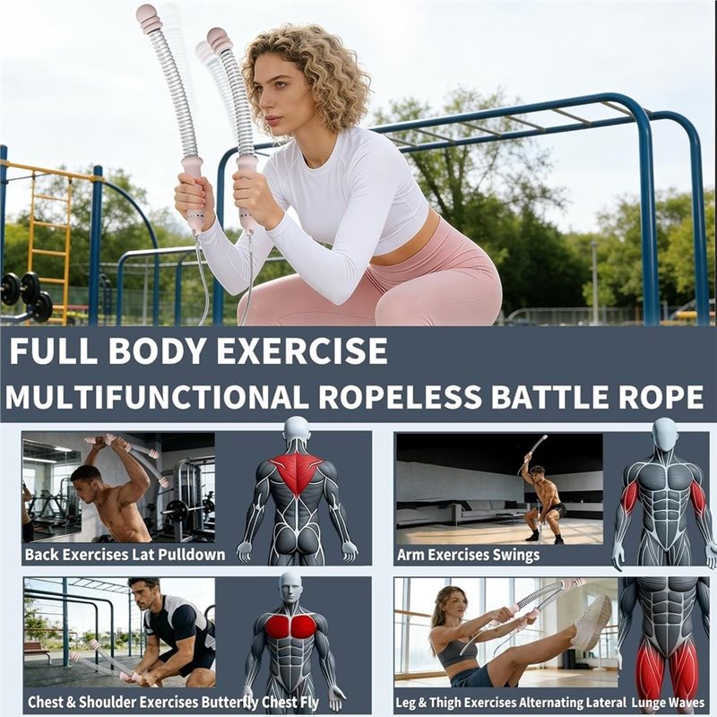 Dropship-Ropeless Battle Ropes - đánh giá và giá Battle Rope Heavy