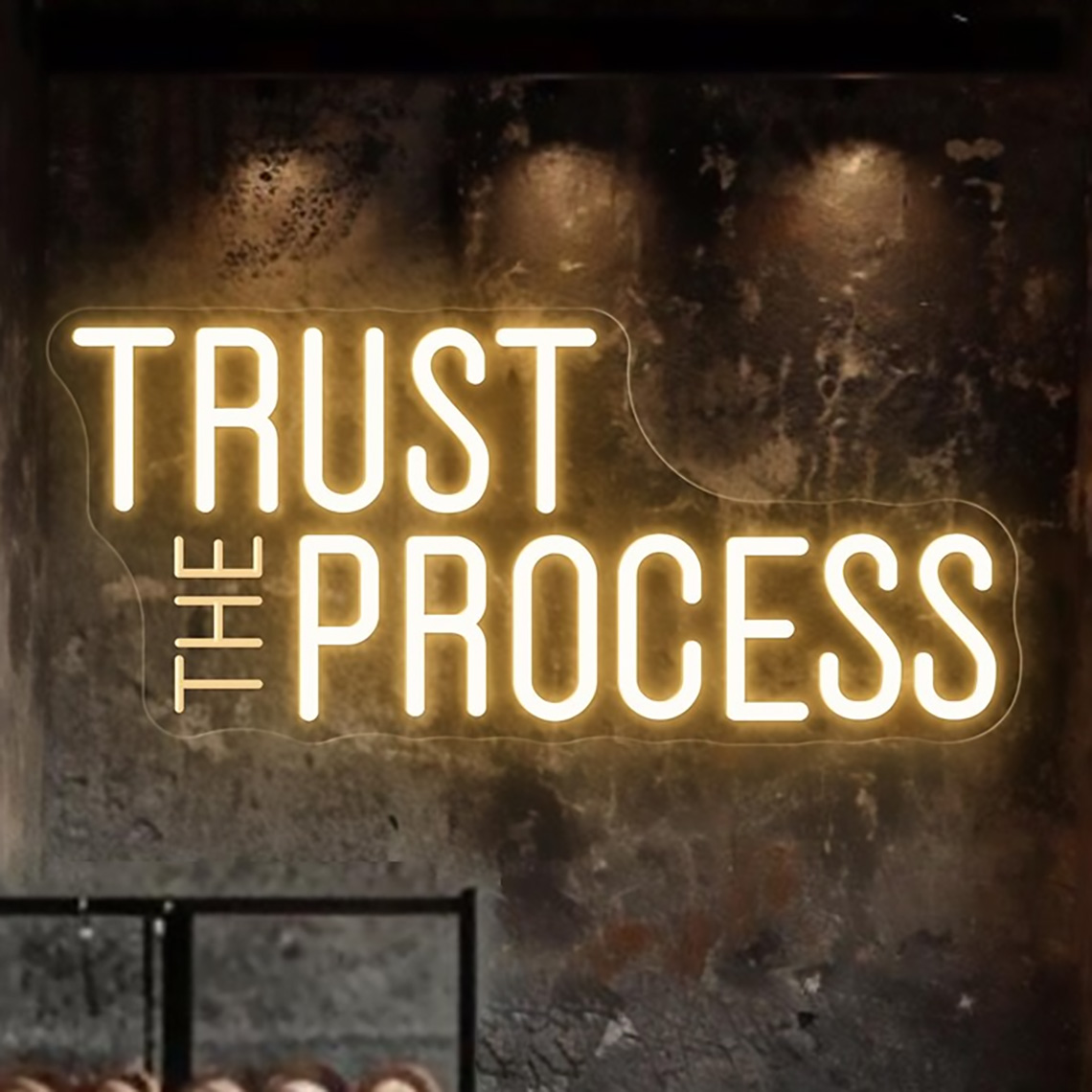 Trust The Process Neon Sign, C - đánh giá và giá Home Gym Neon Sign